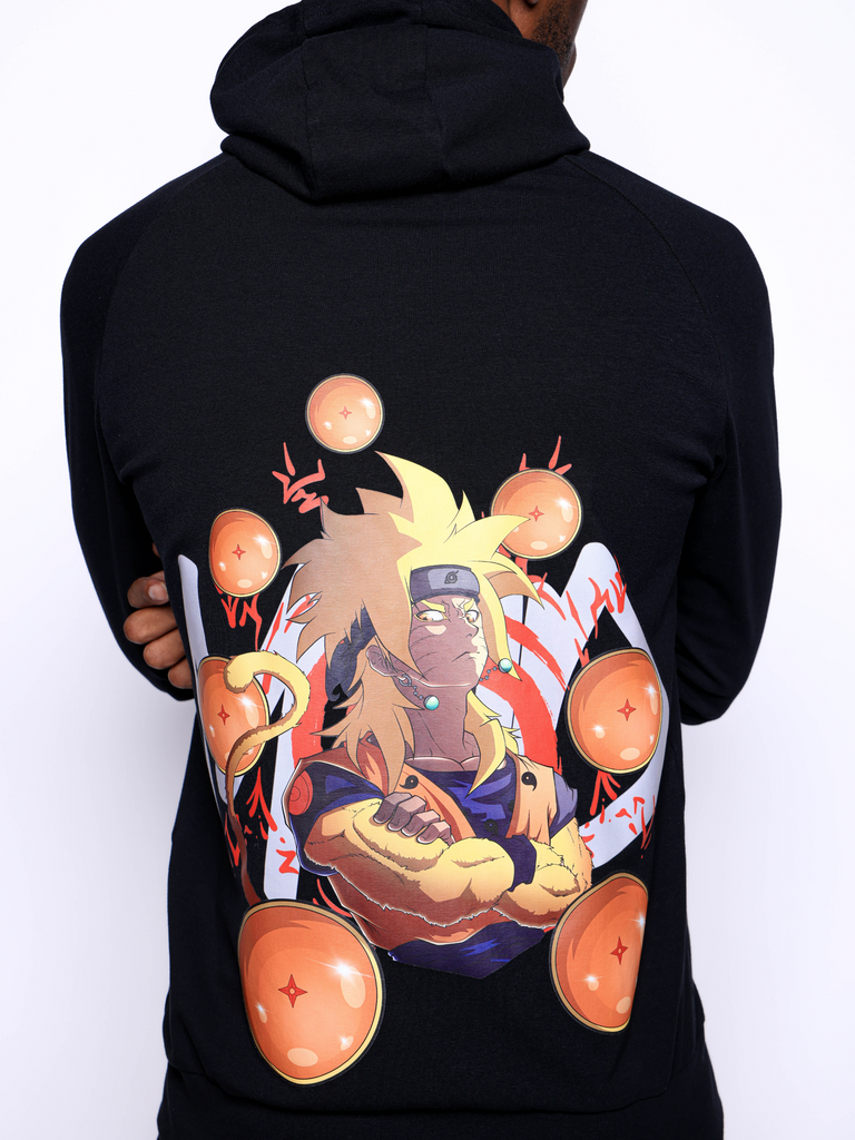 Black Pullover Hoodie | Black GoHard Hoodie | MooreArtDigitally